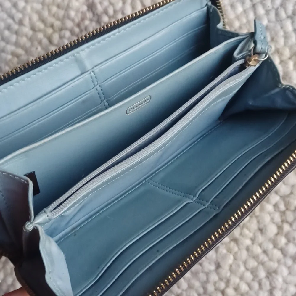 Coach leather wallet